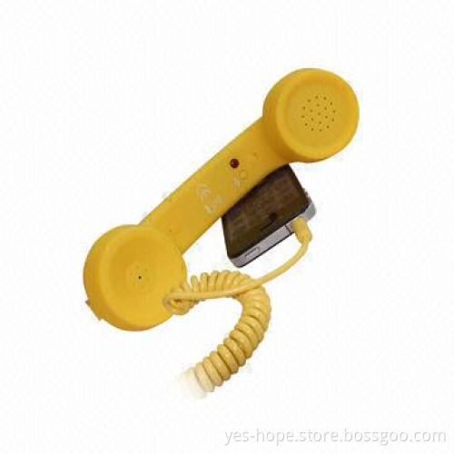 Retro Phone Handset for Cellphones, Noise Reduction System, Microphone